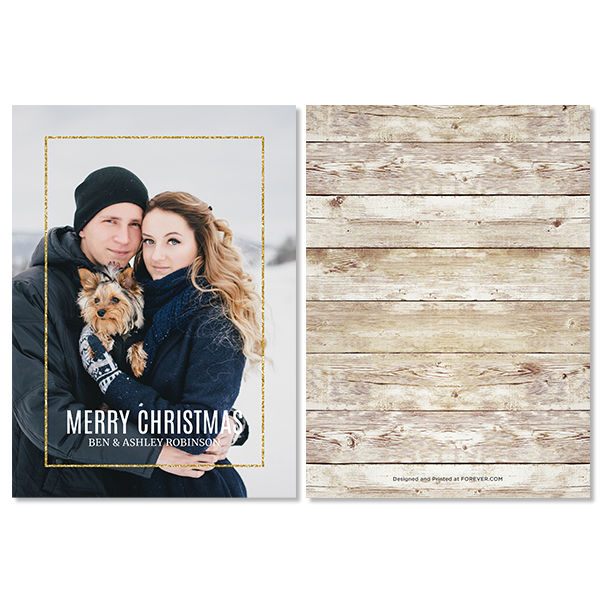 Glitzy Christmas Card