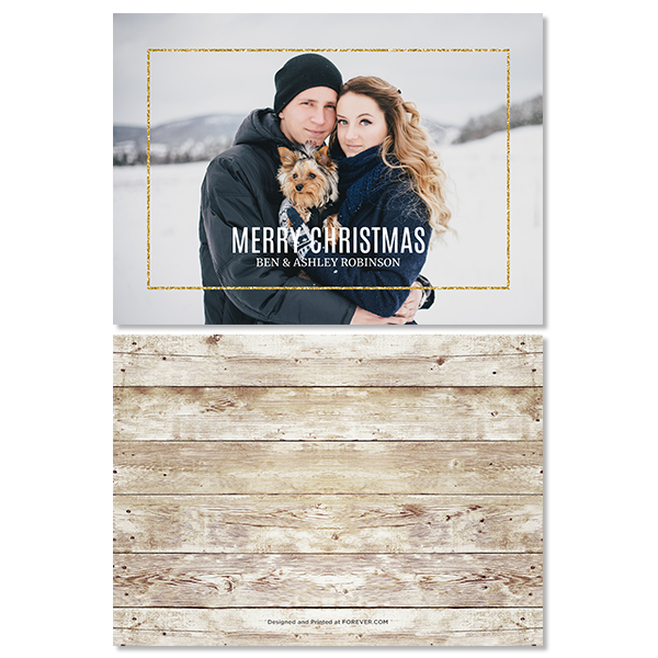 Glitzy Christmas Card