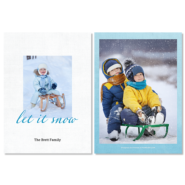 Simple Let It Snow Card