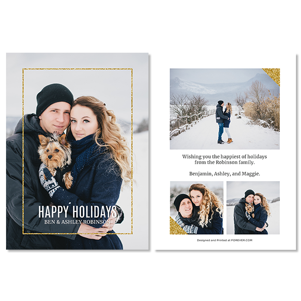 Glitzy Holiday Card