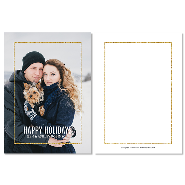 Glitzy Holiday Card