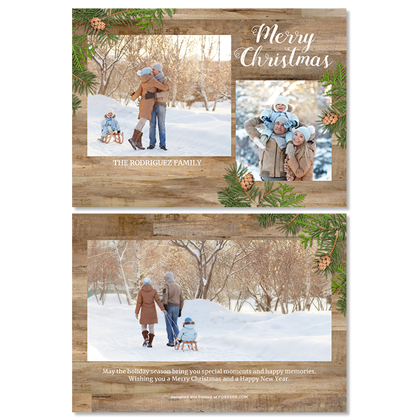 Woodsy Christmas Card