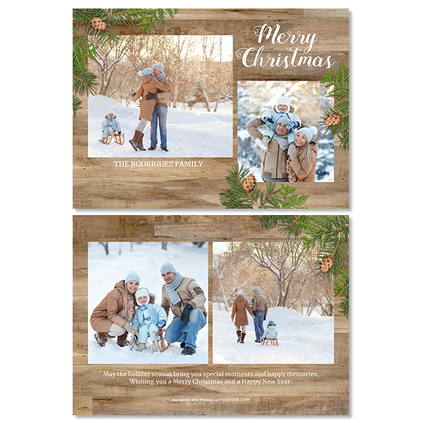 Woodsy Christmas Card