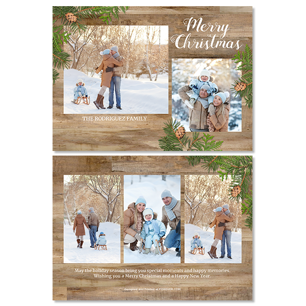 Woodsy Christmas Card