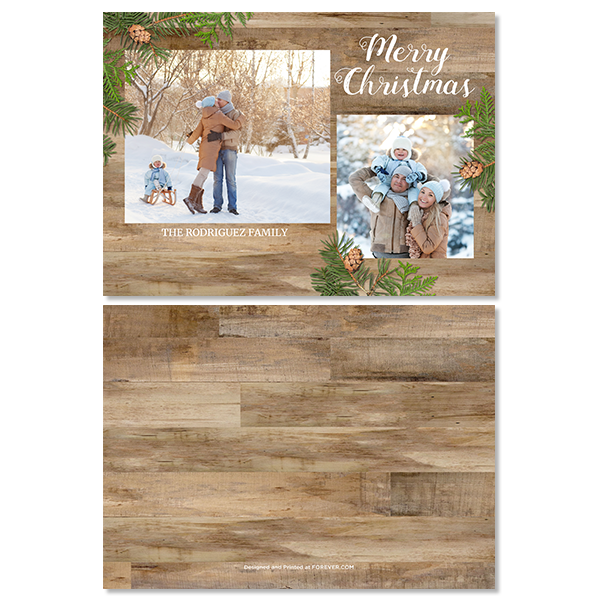 Woodsy Christmas Card