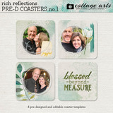 Rich Reflections Pre-designed Coasters 1