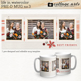 Life in Watercolor Pre-designed Mug 3