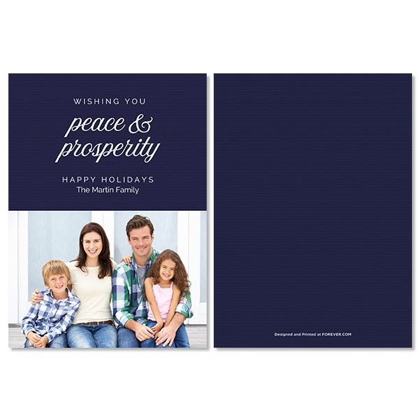 Peace And Prosperity Card