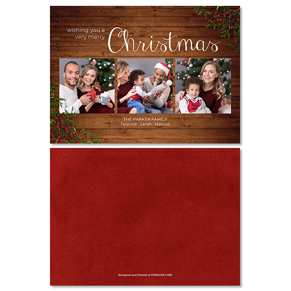 Berry Merry Christmas Card