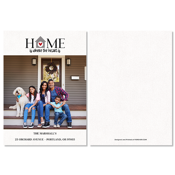New Home with Photos Card