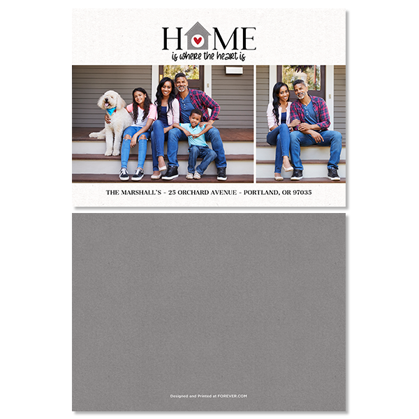 New Home with Photos Card
