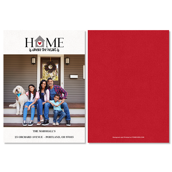 New Home with Photos Card