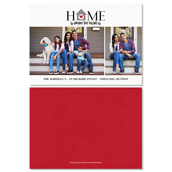 New Home with Photos Card