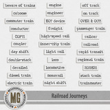 Railroad Journeys Bundle & 12in Templates