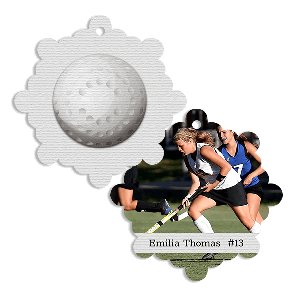 Field Hockey Ornament