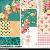 Vintage Garden District Paper Pack 01
