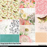 Vintage Garden District Paper Pack 02