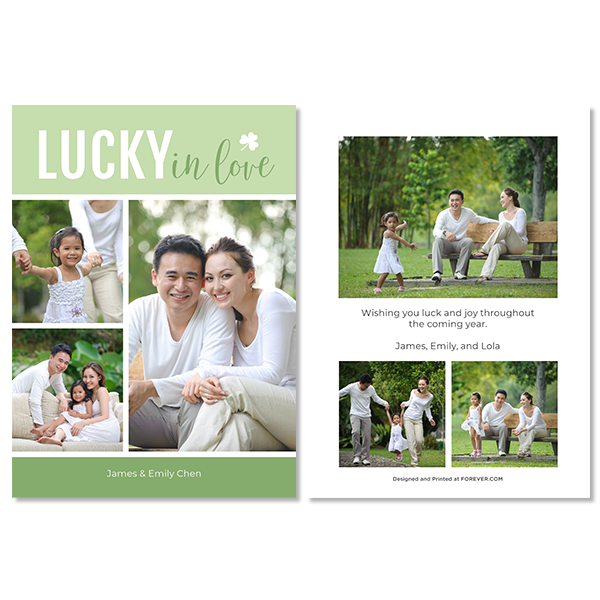Lucky in Love Card Card