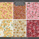 Rose Tinted Memories - Floral Papers