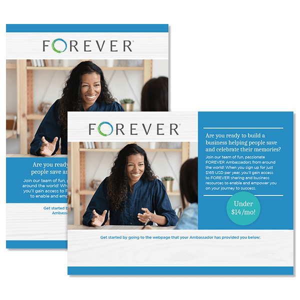 Step-by-Step Ambassador Sign Up Card