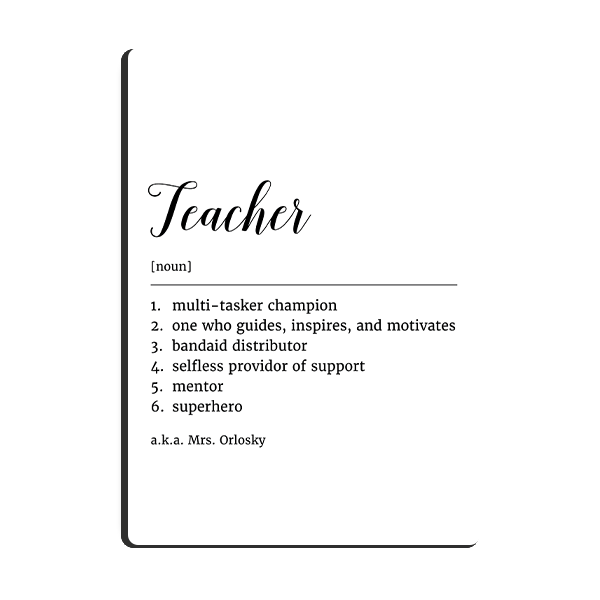 Teacher Definition Tabletop Tabletop Panel