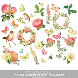 Vintage Garden District Floral Bits