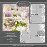 Artist's Toolbox - Floral Fantasy Template 1