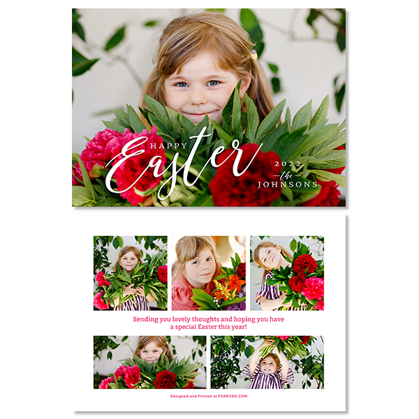 Classic Script Easter Card