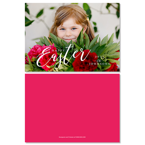 Classic Script Easter Card