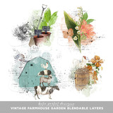 Vintage Farmhouse Garden Scrapbooking Bundle