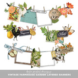 Vintage Farmhouse Garden Scrapbooking Bundle