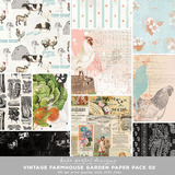 Vintage Farmhouse Garden Paper Pack 02