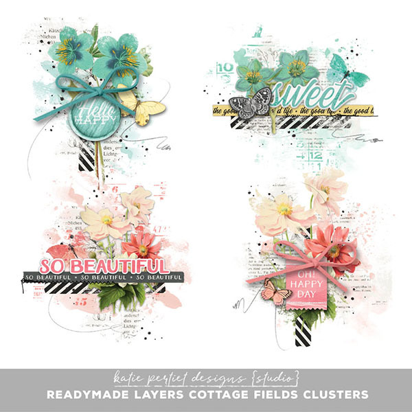 Readymade Layers Cottage Fields Clusters 01 Freebie
