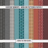 Everyday Moments - Work Day Patterned Papers 2