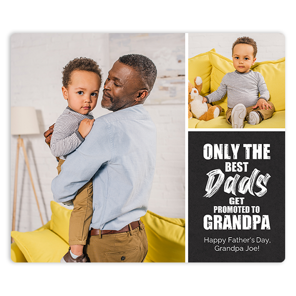 Promoted to Grandpa Mouse Pad