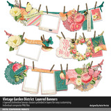 Vintage Garden District Scrapbooking Bundle