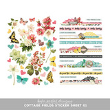Cottage Fields Sticker Sheet 01