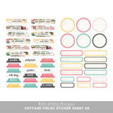Cottage Fields Sticker Sheet 02