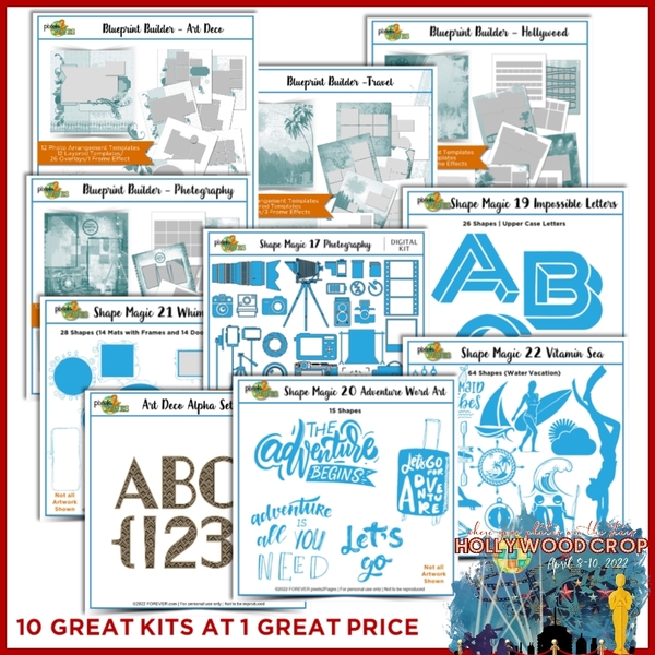 Hollywood Crop Shape Magic and Blueprint Builder Mega Bundle