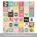Cottage Fields Pocket Cards 04