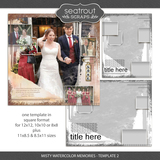 Misty Watercolor Memories - Template 2