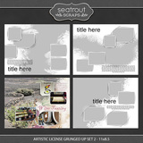 Artistic License Grunged Up Set 2 - 11x8.5