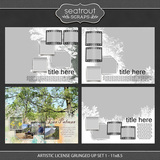 Artistic License Grunged Up Set 1 - 11x8.5