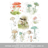 Vintage Artistry Hike Watery Pencil Lines 02