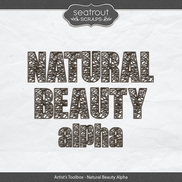 Artist's Toolbox - Natural Beauty Alpha Digital Art - Digital Scrapbooking Kits