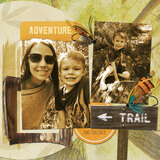 Camp Life Word Art Stickers