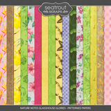 Nature Notes Glasshouse Glories - Patterned Papers