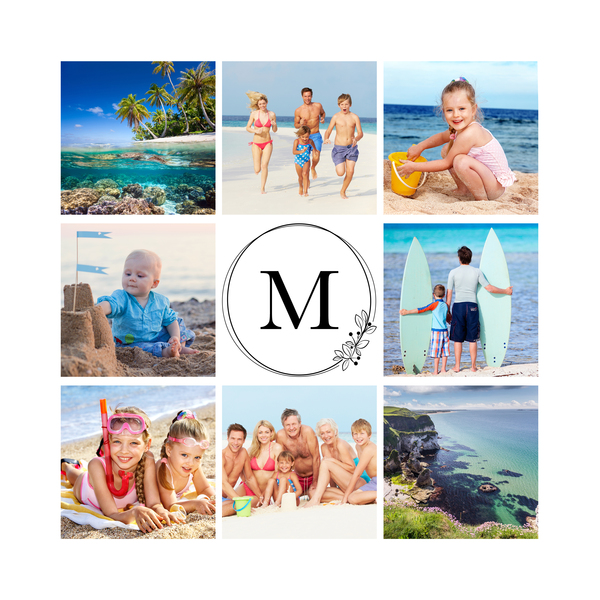 Monogram Wreath Panel | Panel