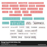 Vintage Coastal Little Stickers 05