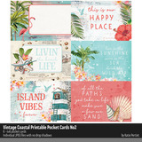 Vintage Coastal Pocket Cards 02